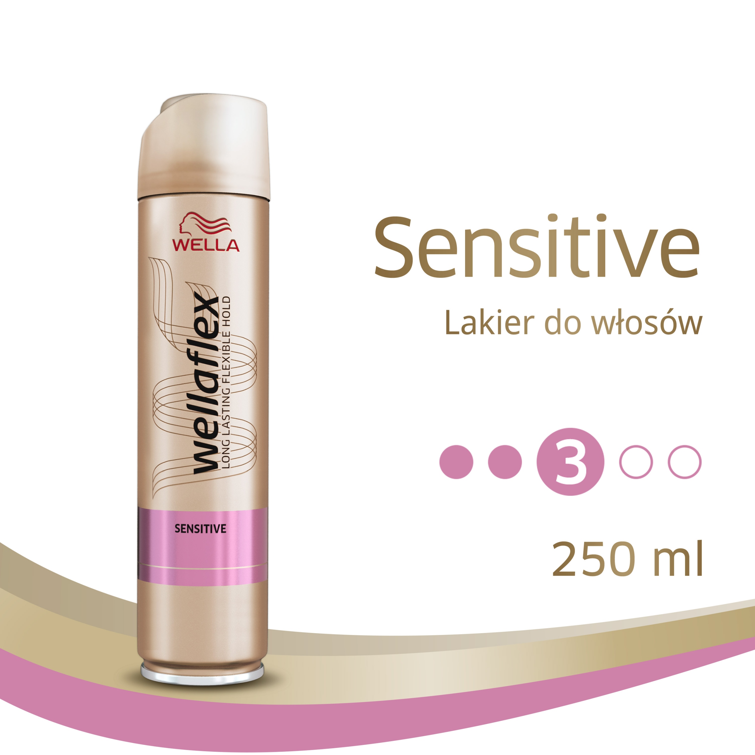 Wellaflex Sensitive Lakier do Włosów 250ml Marka Wella