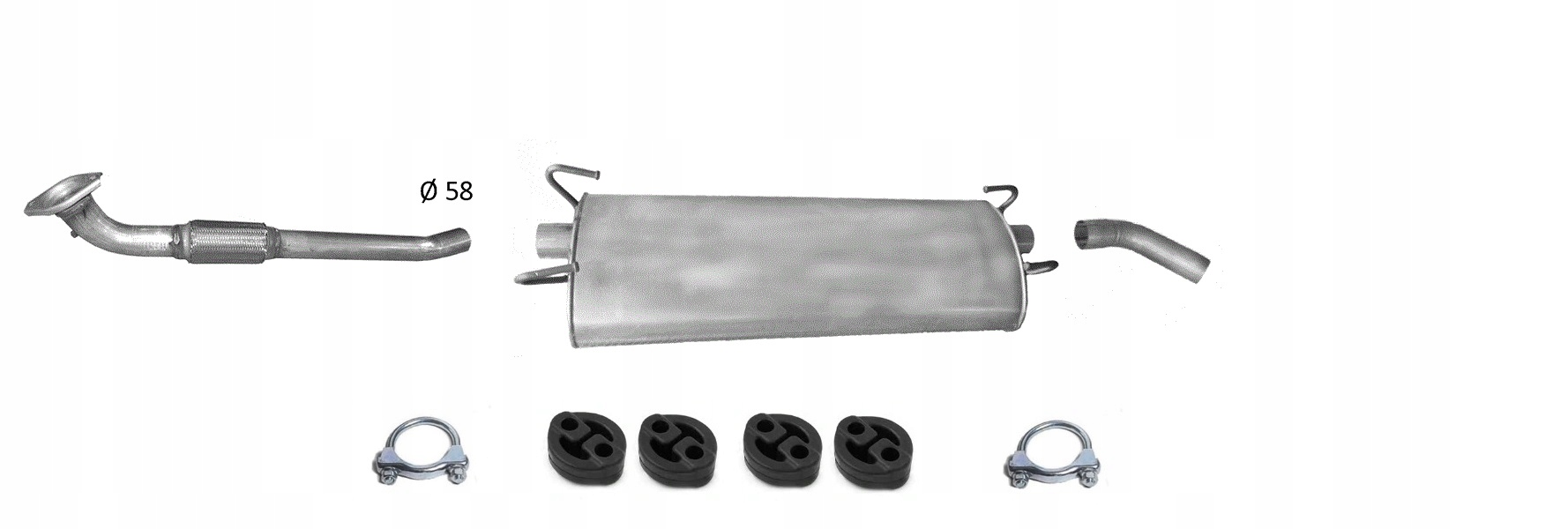 IVECO DAILY 2.3 2.8 3.0 TD 01-06 MAX KPL TŁUMIKI