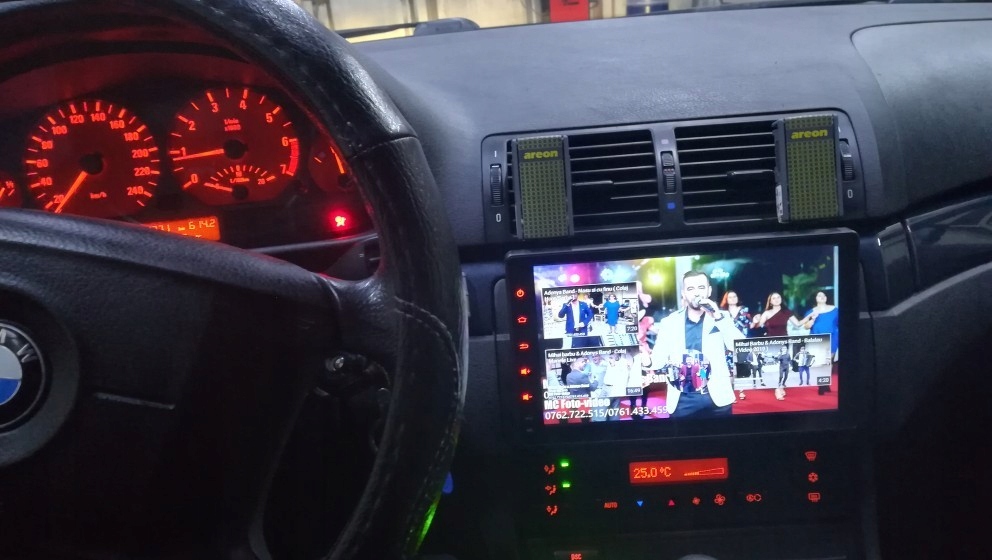 Radio 8" BMW e46 Android 12 GPS PL +kam. wifi Komunikacja Bluetooth GPS Wi-Fi