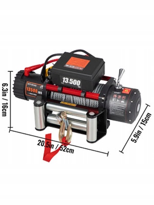 Elektryczna wciągarka samochodowa 6 Ton Marka bez marki