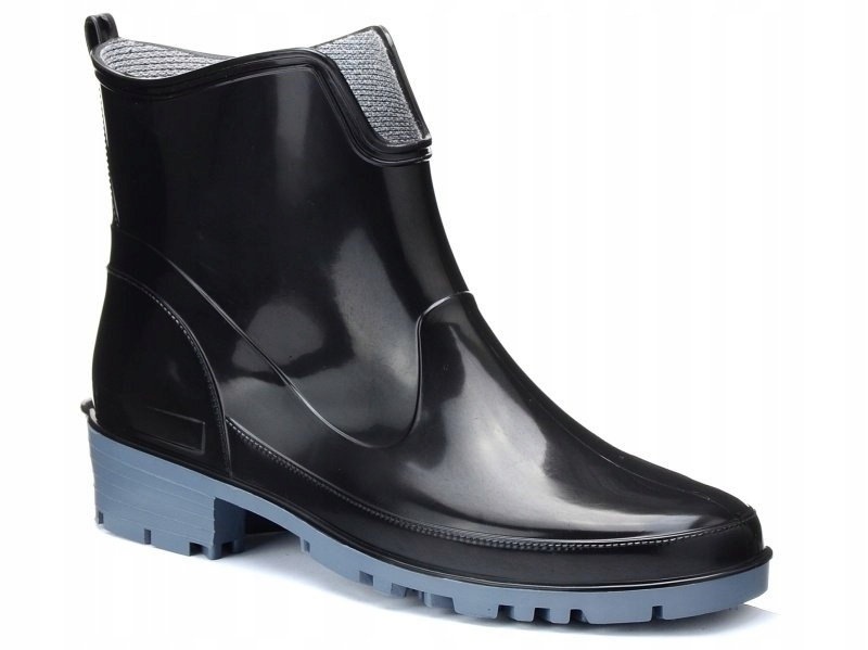 LEMIGO Kalosze/botki ELKE 930 PVC CZARNE roz. 41