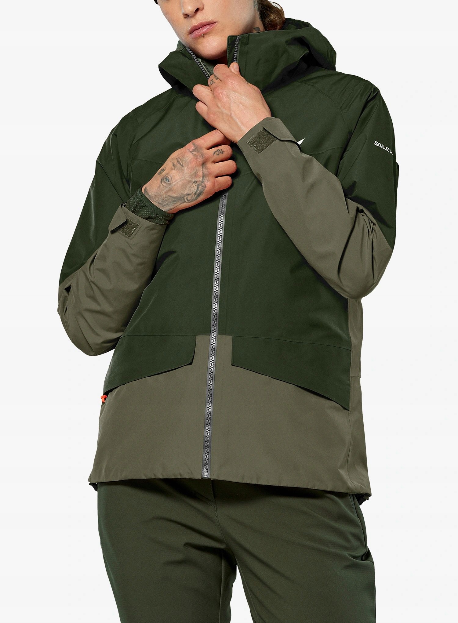 Dámská bunda Salewa Puez Gtx 2L Epe Jacket tmavě olivová 36 (s)