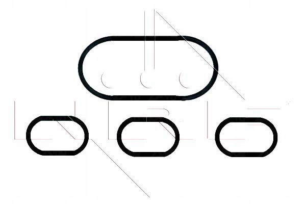 NRF CHŁODNICA OLEJU FORD TRANSIT 2,4TDCI 06-