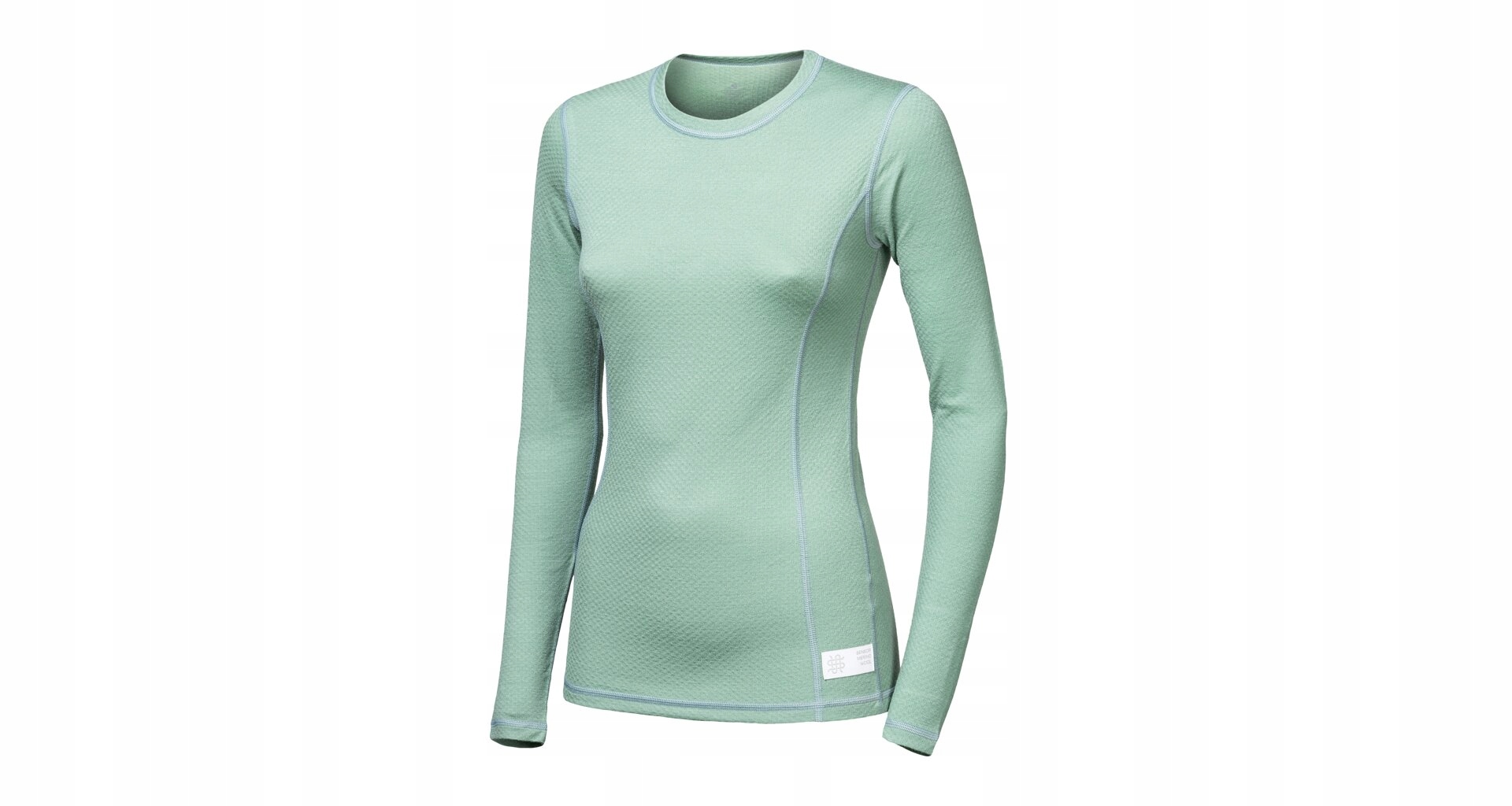 Sensor Merino Df Dámské Triko Dl.rukáv Basil Green Velikost L