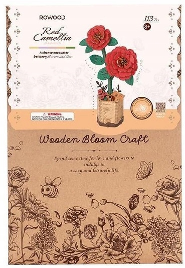 Robotime - Model 3D - Kamelia TW031 Wiek dziecka 8 lat +