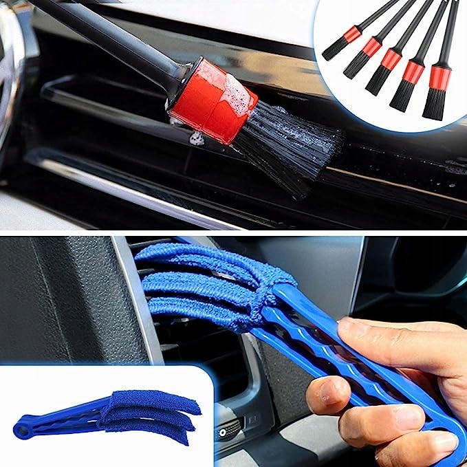 15 szt. Zestaw szczotek do detali samochodowych Producent bez marki