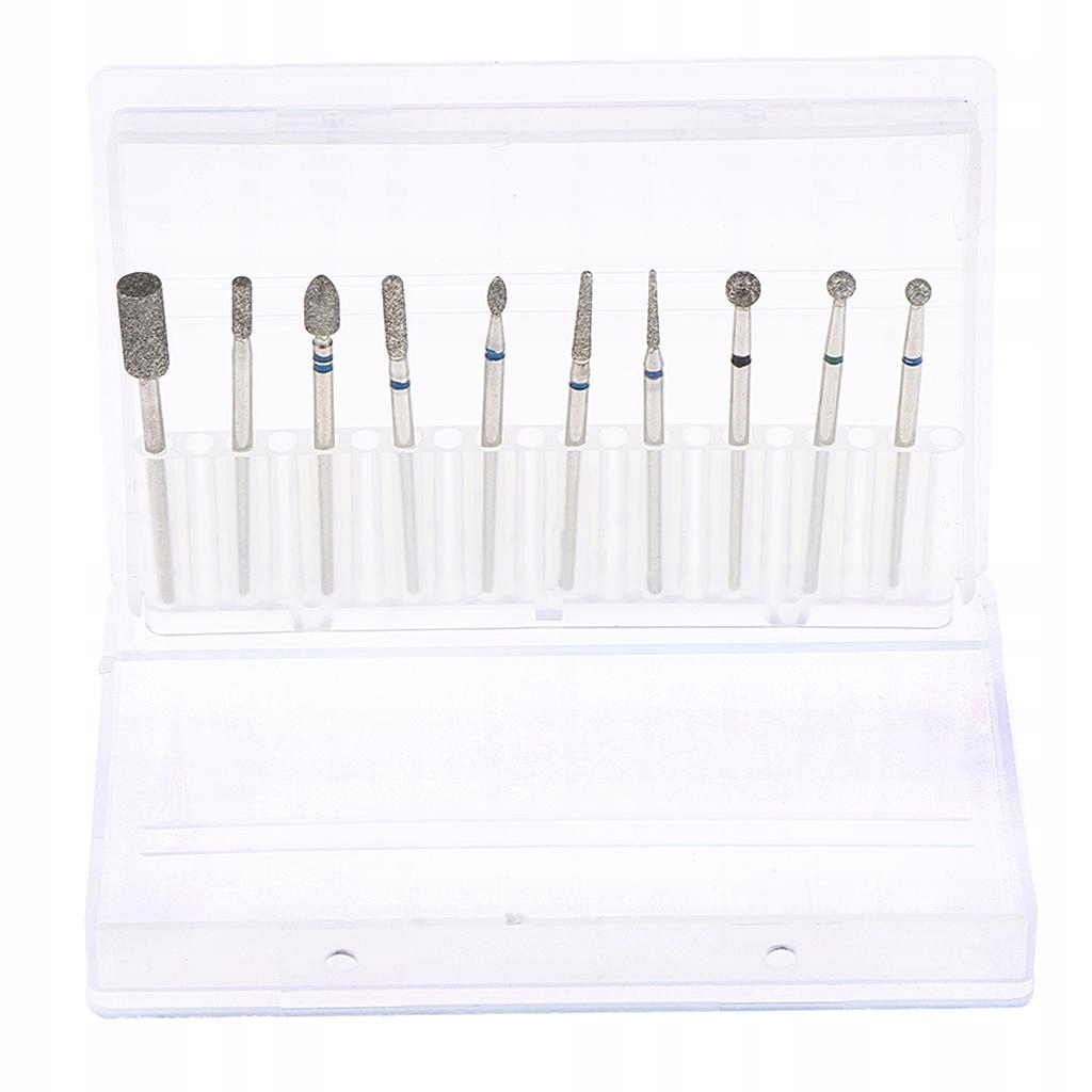 10x Wiertła do paznokci Cuticle Clean Rotary Marka bez marki