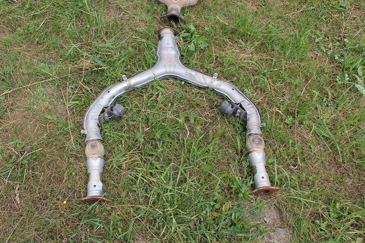 nissan 370Z выхлоп труба глушитель катализатор лямбда-зонд