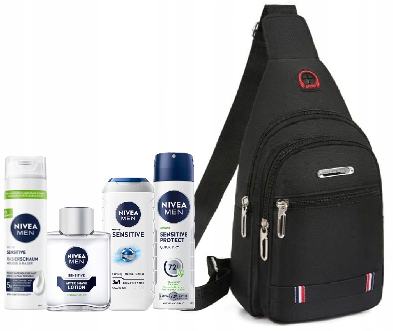 Nivea Men Męski Zestaw Prezentowy 5w1 Sensitive Skin Nerka