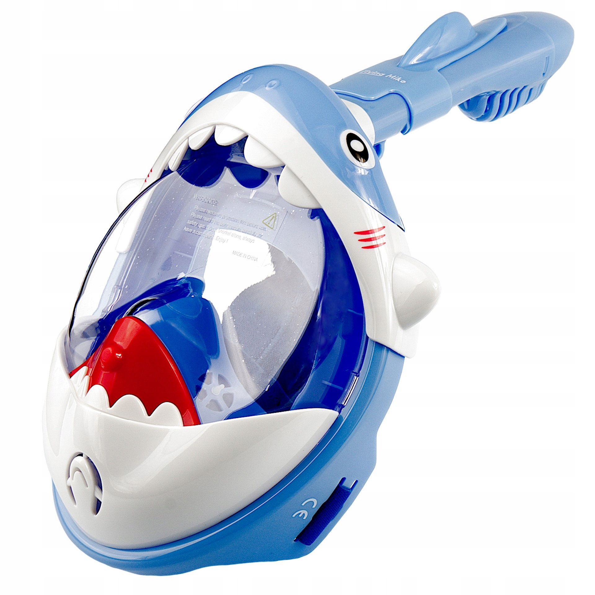 Potápěčské Brýle celoobličejová skládací žralok