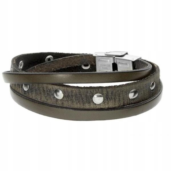 Pánský náramek Manoki Kůže 21 cm