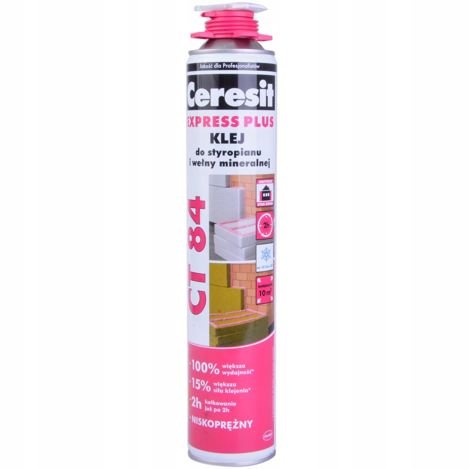 

Ceresit CT84 Express Klej poliuretanowy 850ml 12sz