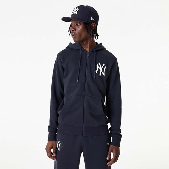 mikina New Era League essentials fz hoody Neyyan Nvywhi Velikost: L