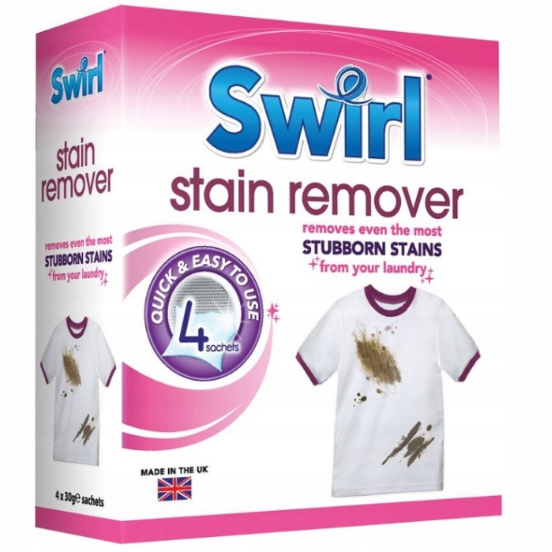 

Swirl Odplamiacz do tkanin w proszku 4 saszetki
