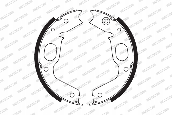 SZCZĘKI HAMULCOWE FERODO FSB663
