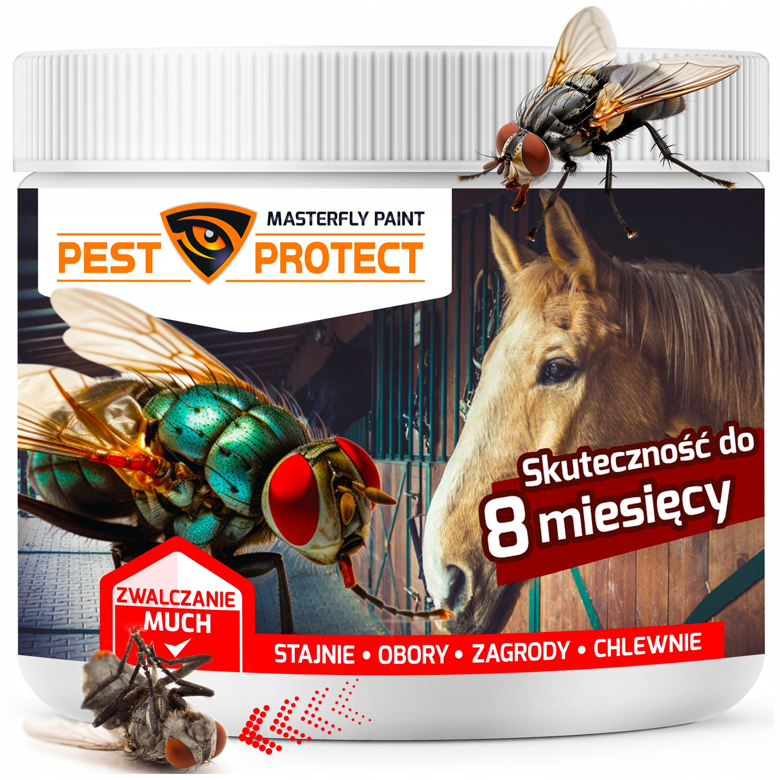 Preparat Środek Na Muchy W Stajni Oborze Do Obory Chlewni Pest Protect 125G