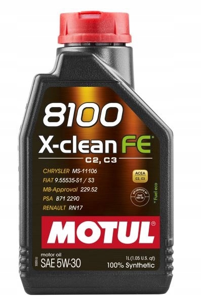Olej silnikowy Motul 5W30 1L 8100 X-clean Fe