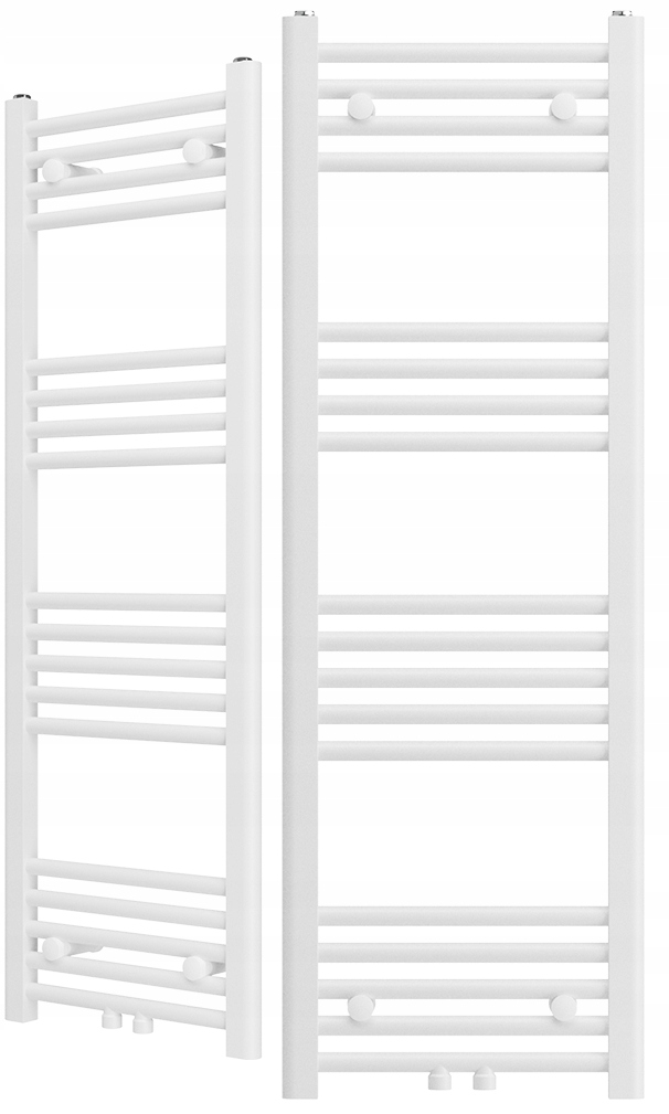 Kúpeľňový Ohrievač Kaloryfer Moderný Rebríkový 120x40 cm Biely Raven