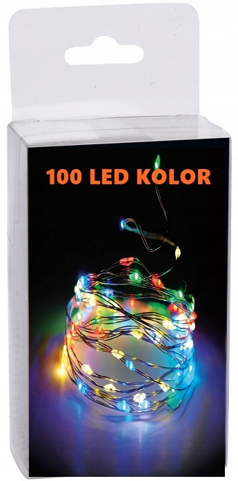 

aż 10m lampki Kolorowe diody 100LED na baterie