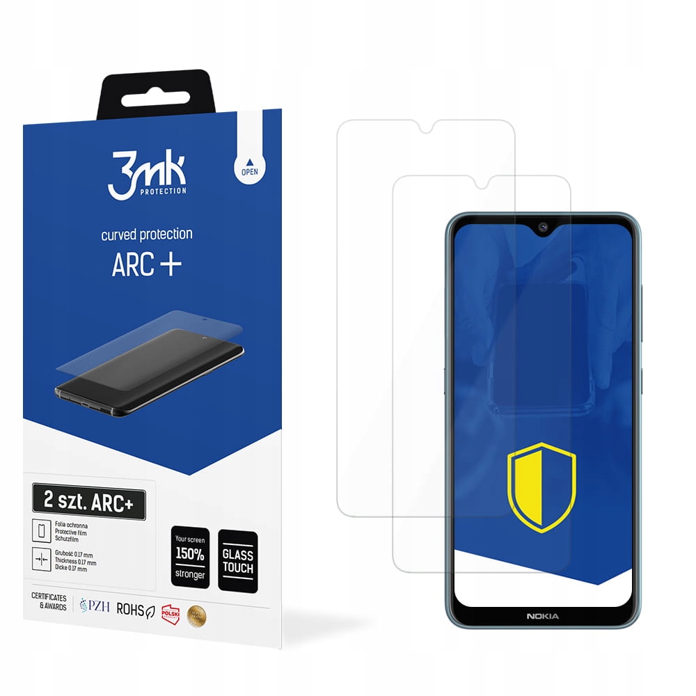 

2szt 3mk Arc+ Folia Ochronna na przód do Nokia 7.2