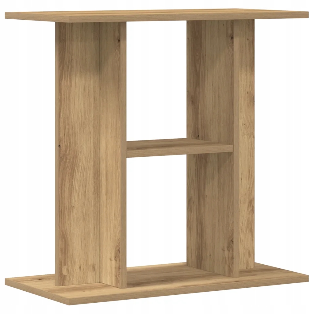 Levně Stojan pod akvárium dub artisan 60 x 30 x 60 cm se 3 policemi