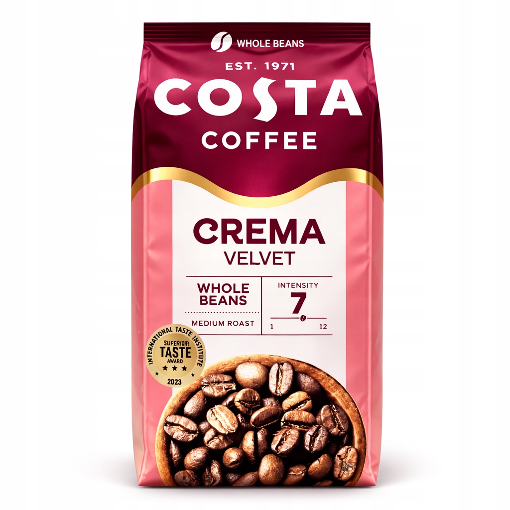 Costa Coffee Caffe Crema velvet 1kg Kawa ziarnista