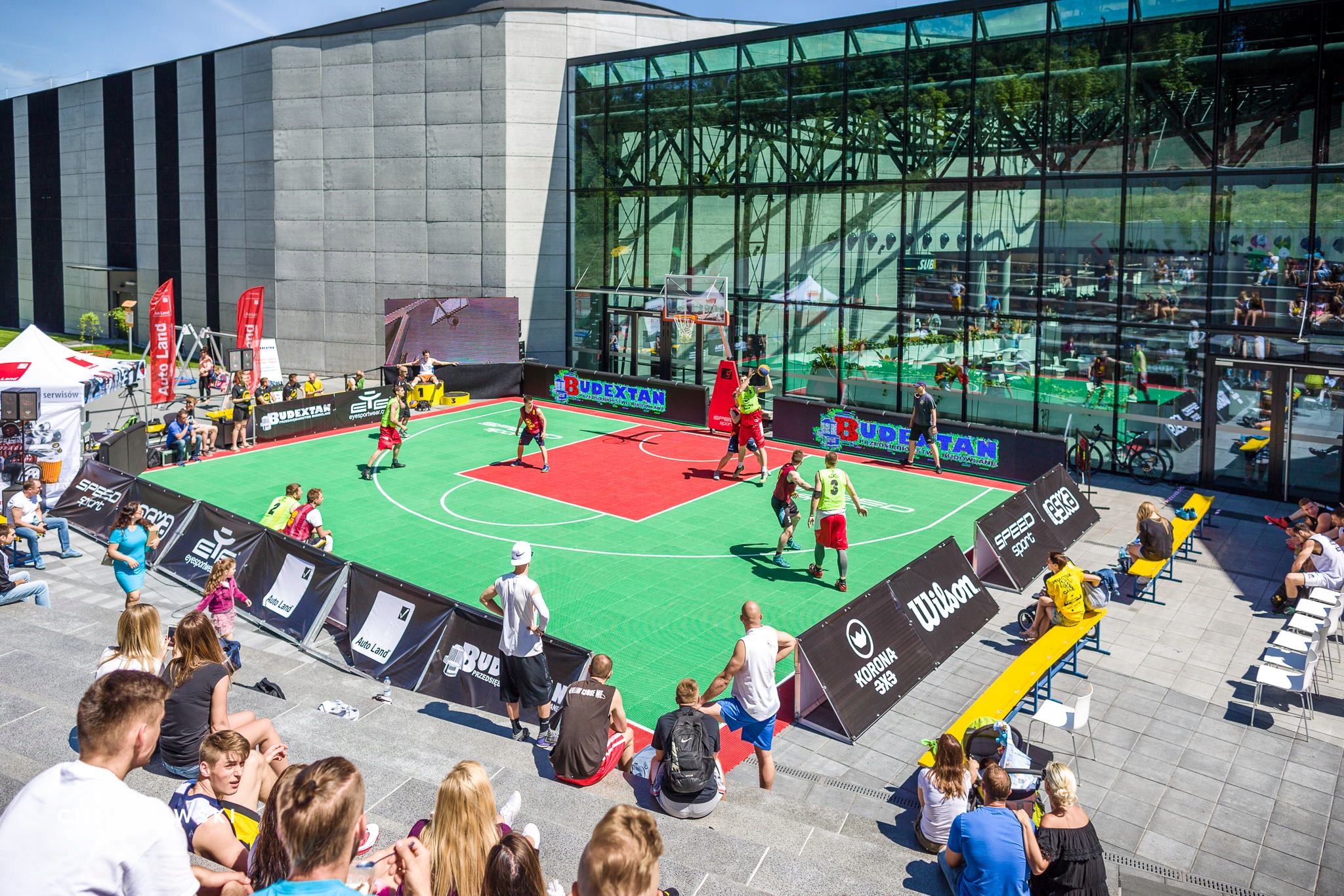 PRZEDSPRZEDAŻ 2024 BOISKO DO KOSZYKÓWKI 3x3 167M2 Model HEXA OUTDOOR