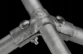 Obejma krzyżowo-teowa 1 1/4" 120°