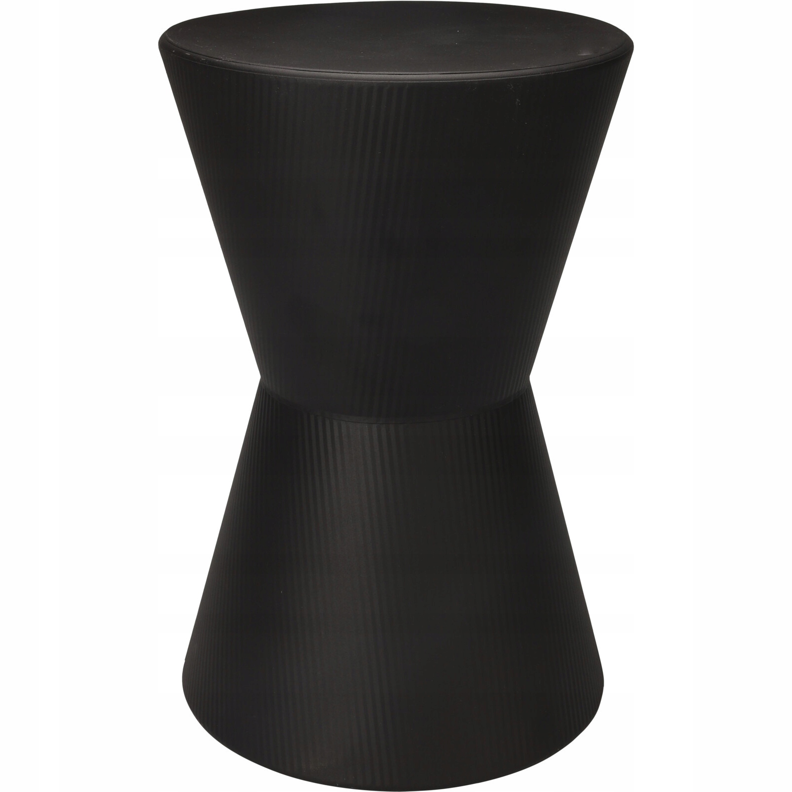 Boční Kovový Stolek Diabolo Ø 29 CM Výška 45 CM Černý