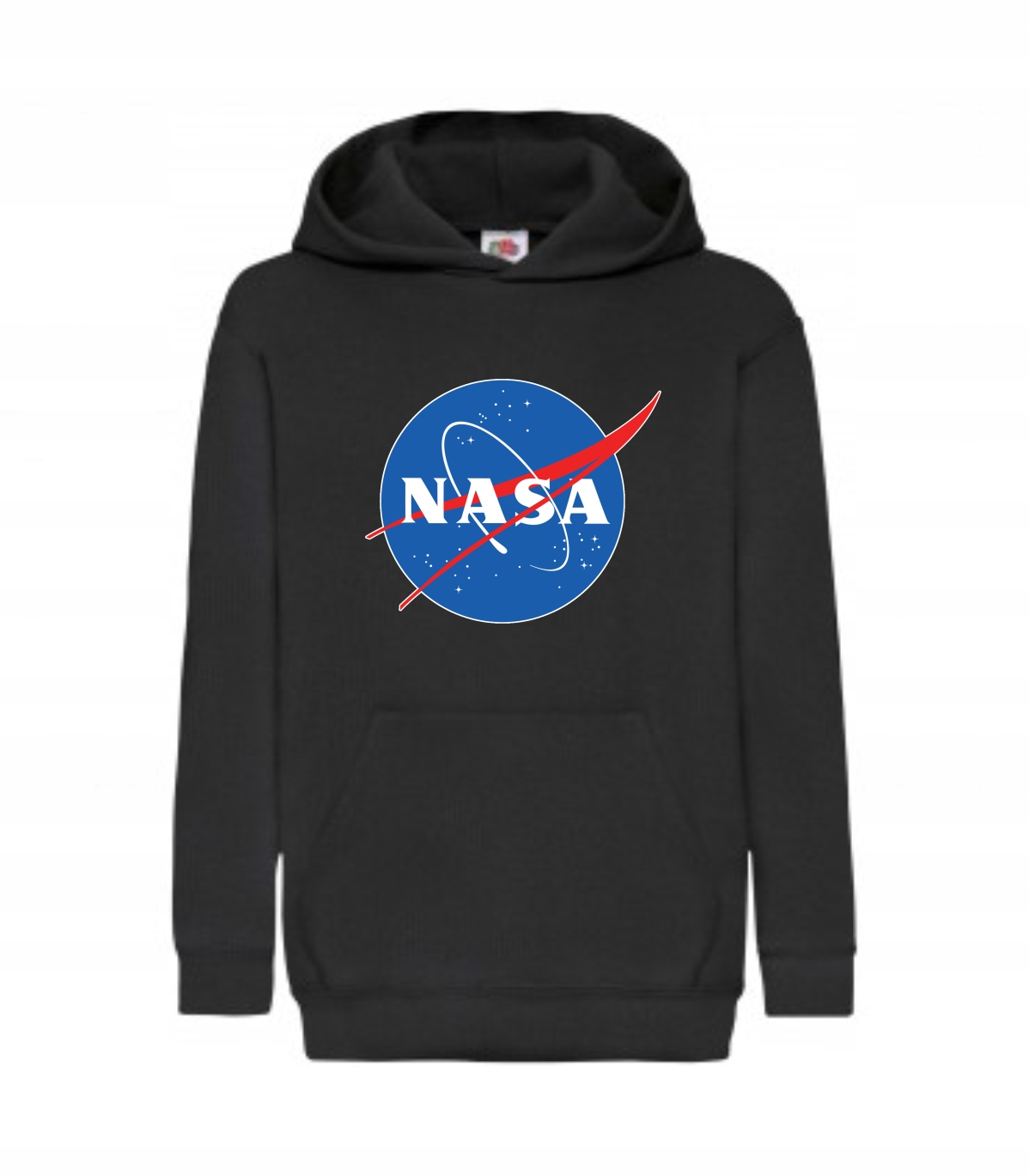

Bluza dziecięca z kapturem kangur Nasa Logo r 164