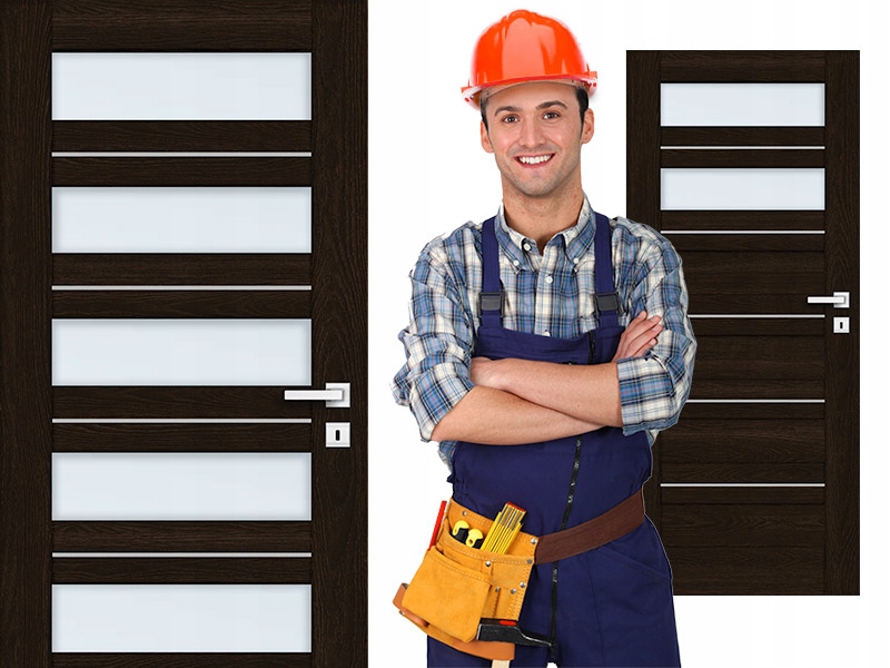 

Drzwi wewnętrzne panelowe Perfectdoor Erie Alu