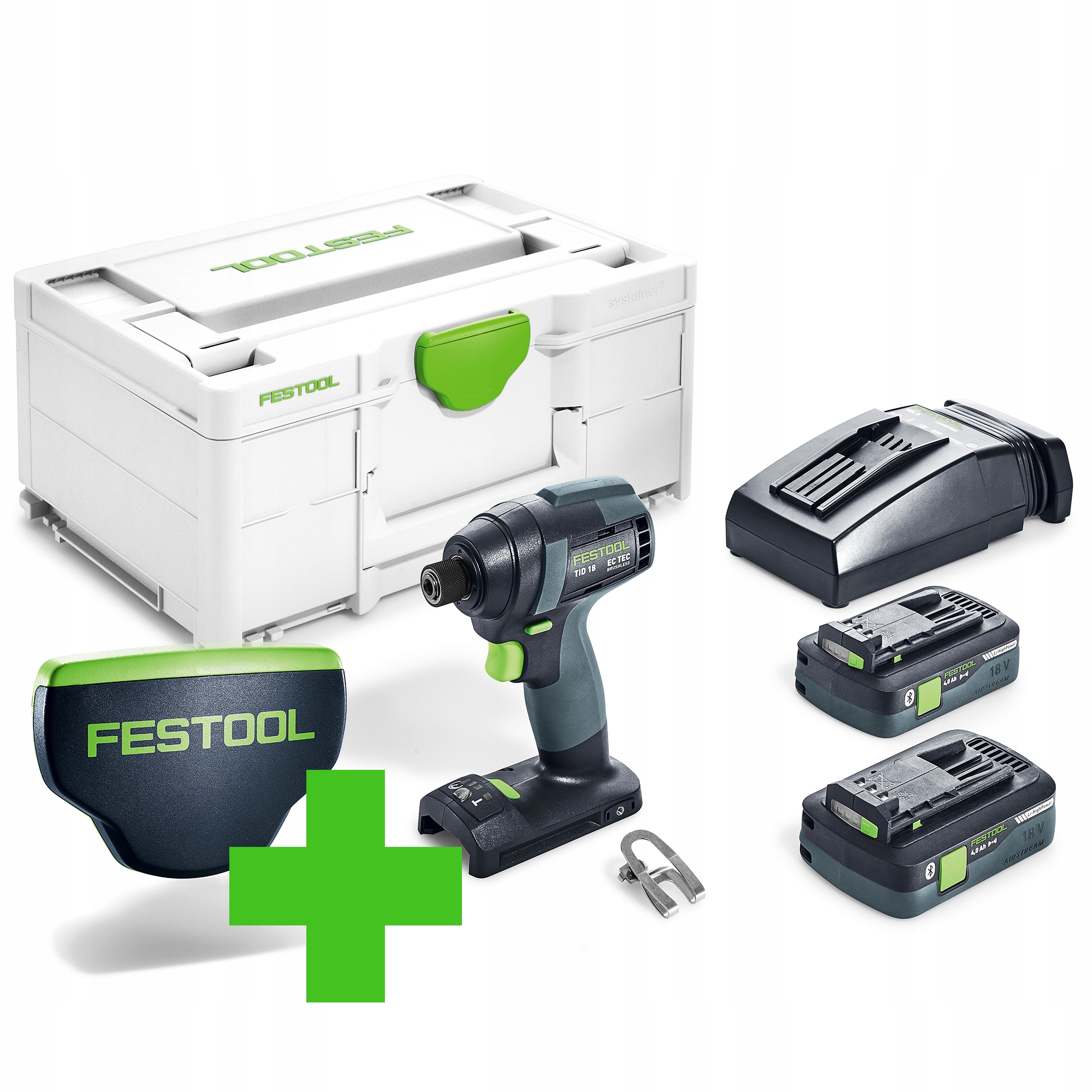 Akumulátorový šroubovák TID18 Hpc 4,0 I-Plus Festool Aku nabíječka