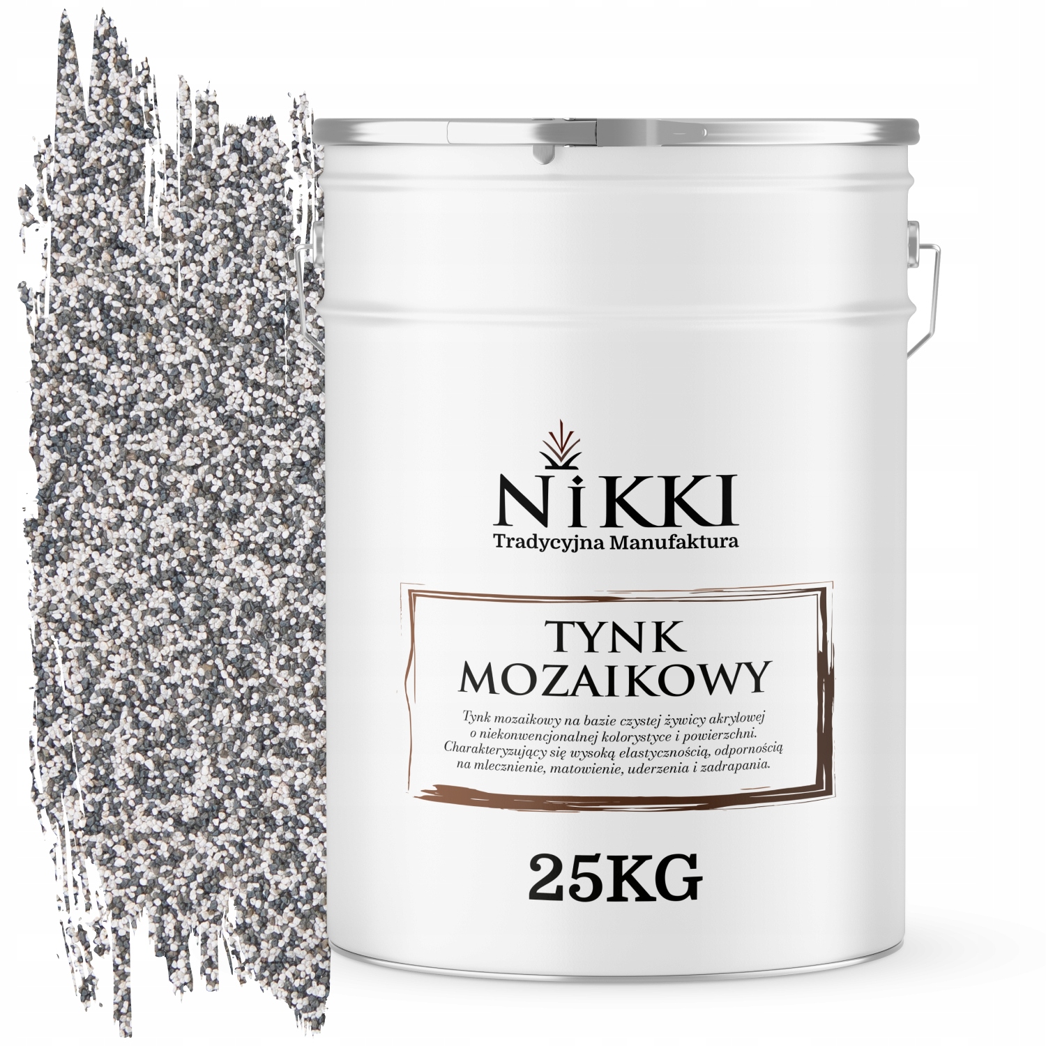 Mozaiková Omietka Živicová 25 Kg Vonkajšia Farba Šedá Svetlá M22