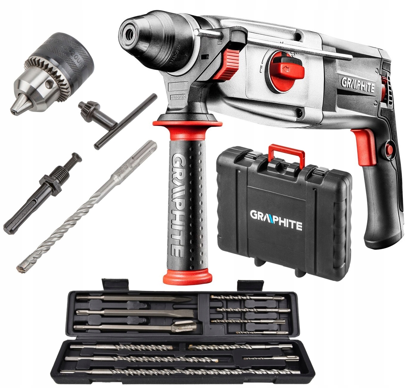 

Młotowiertarka Sds+ 720W 58G527 Graphite +12 wiert