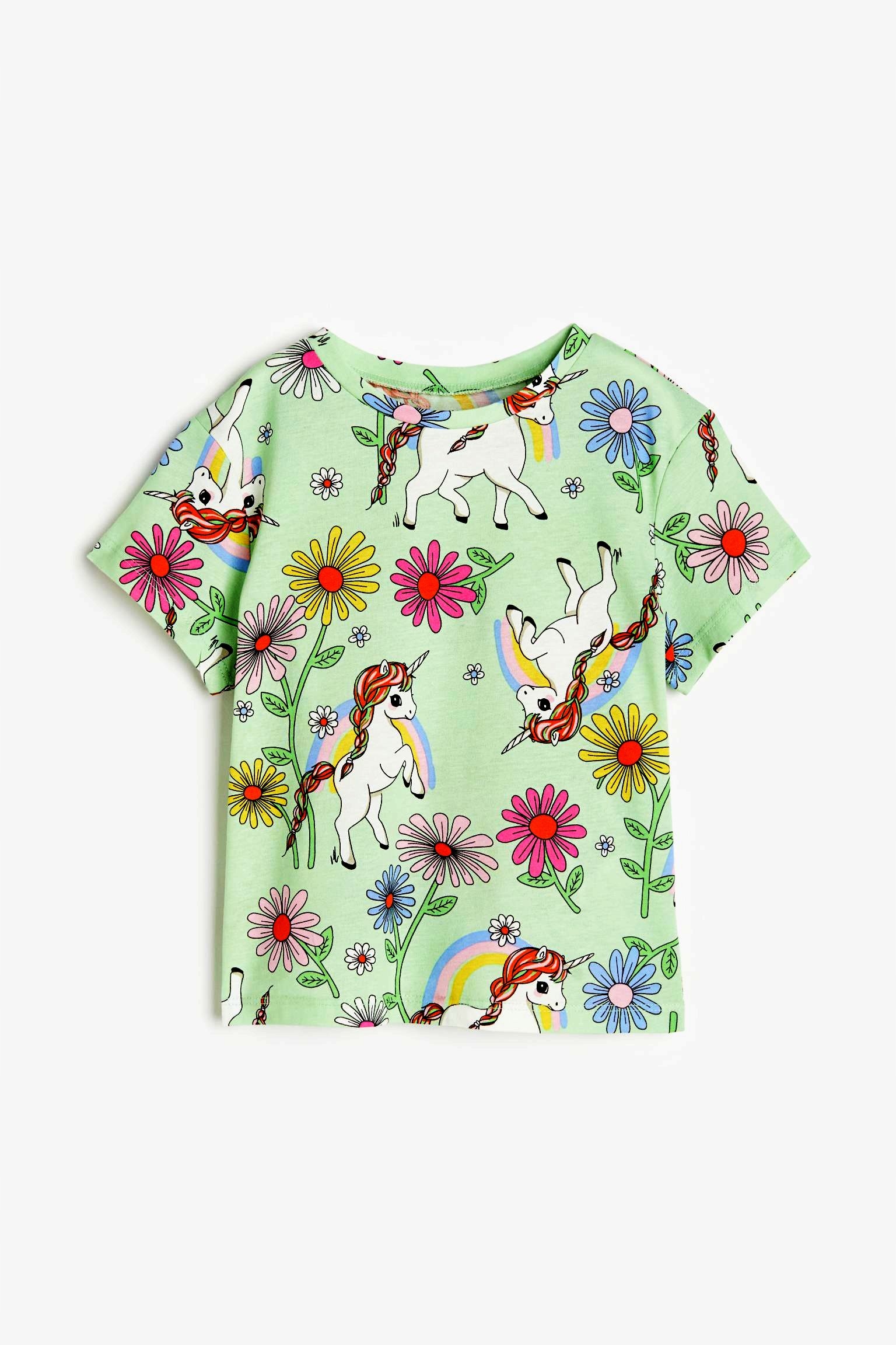 

Nowa H&m bluzeczka Jednorożce zielona 122/128