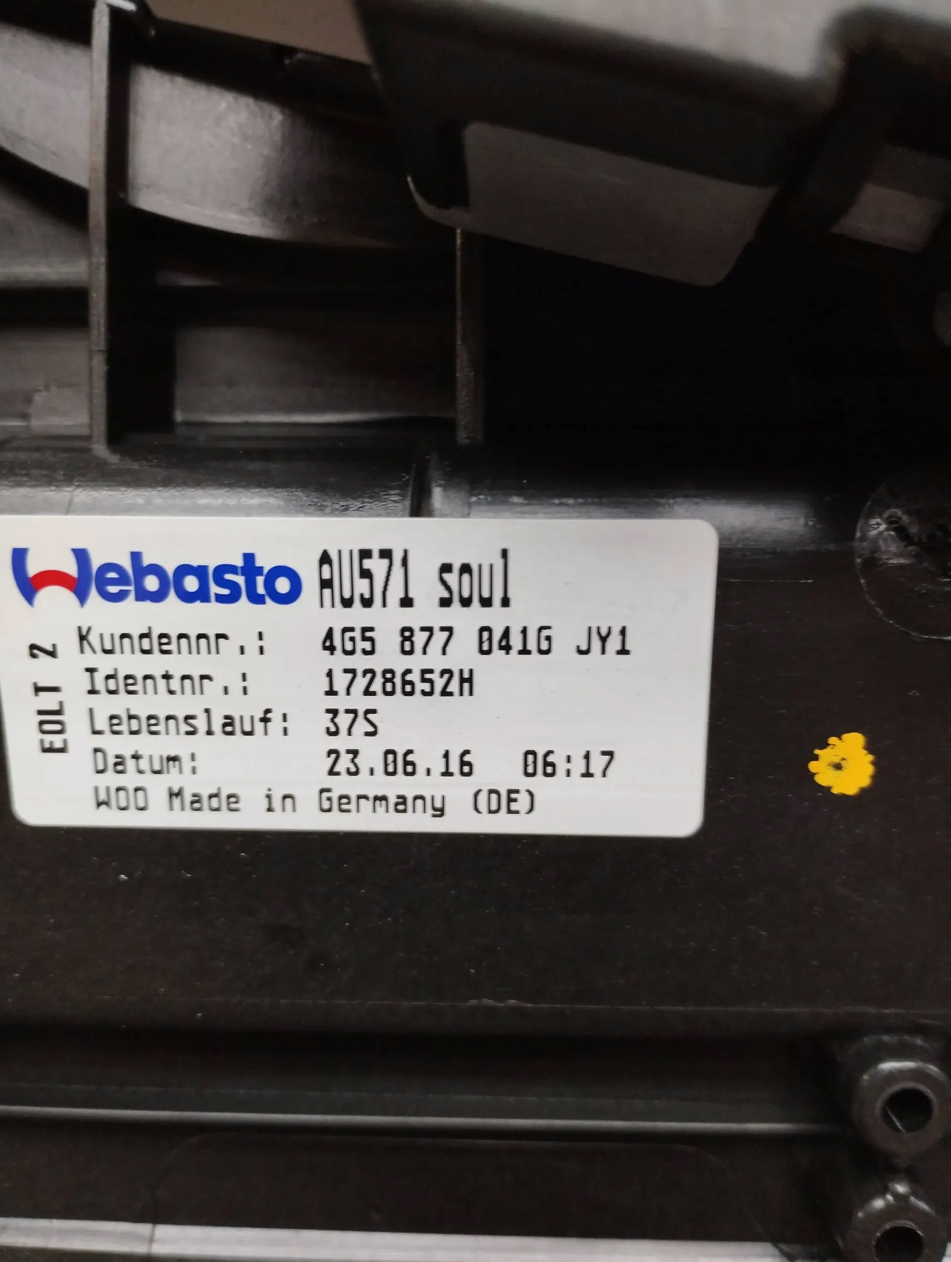 Audi A6 C7 4G Sedan Schiebedach 4G5877041G