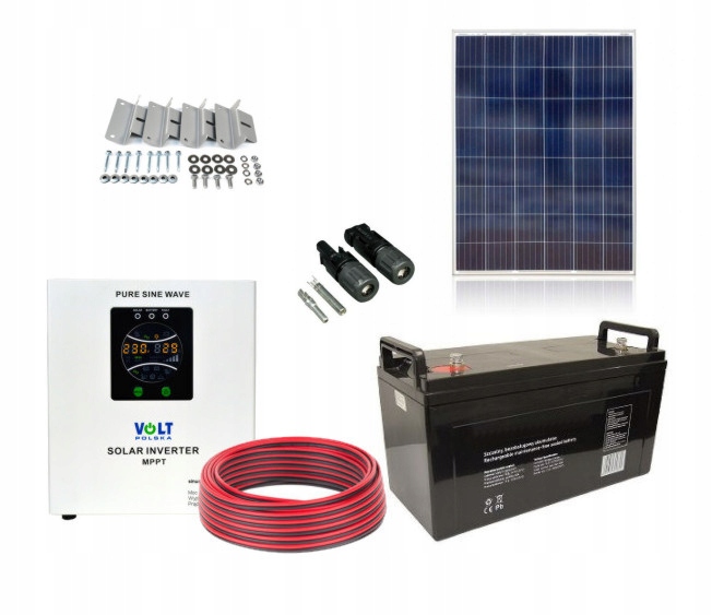 ZS180W/1500S/100AH - Потужність ДБЖ сонячна електростанція 180 Вт 230 В 1500 Вт