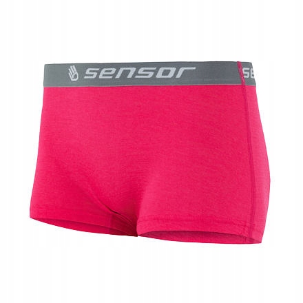 Sensor Merino Active dámské kalhotky s nohavičkou magenta velikost M