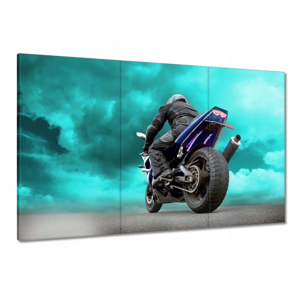 Obrazy 120x80 Modrý závodník