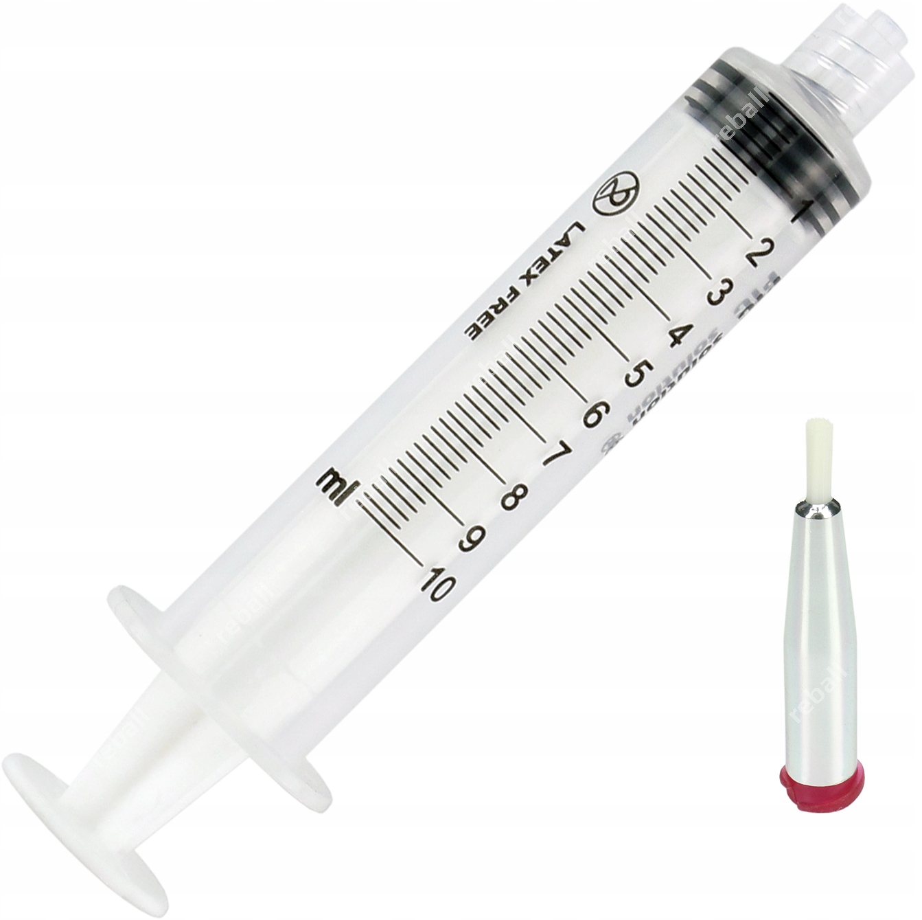 STRZYKAWKA DOZOWNICZA 10ml PĘDZEL Z IGŁĄ 25G 2mm