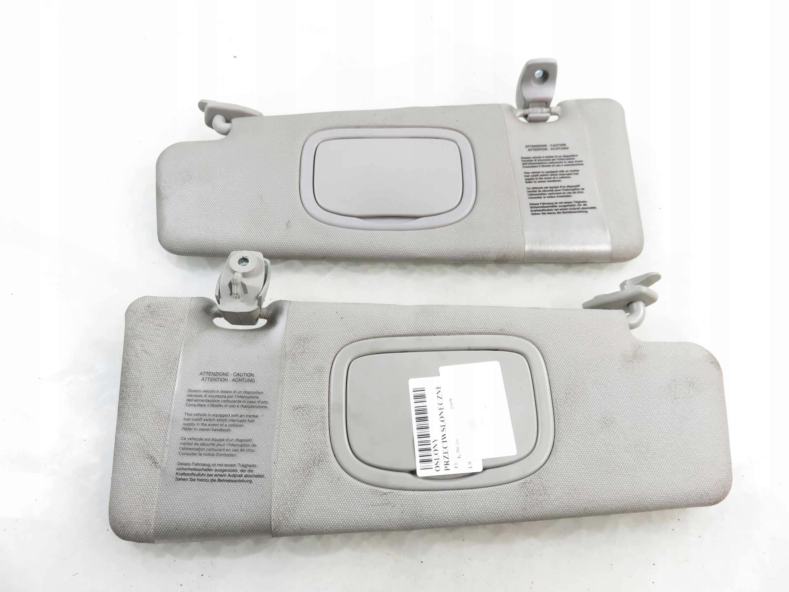 OSŁONY PRZECIWSŁONECZNE FIAT BRAVO II KOMPLET