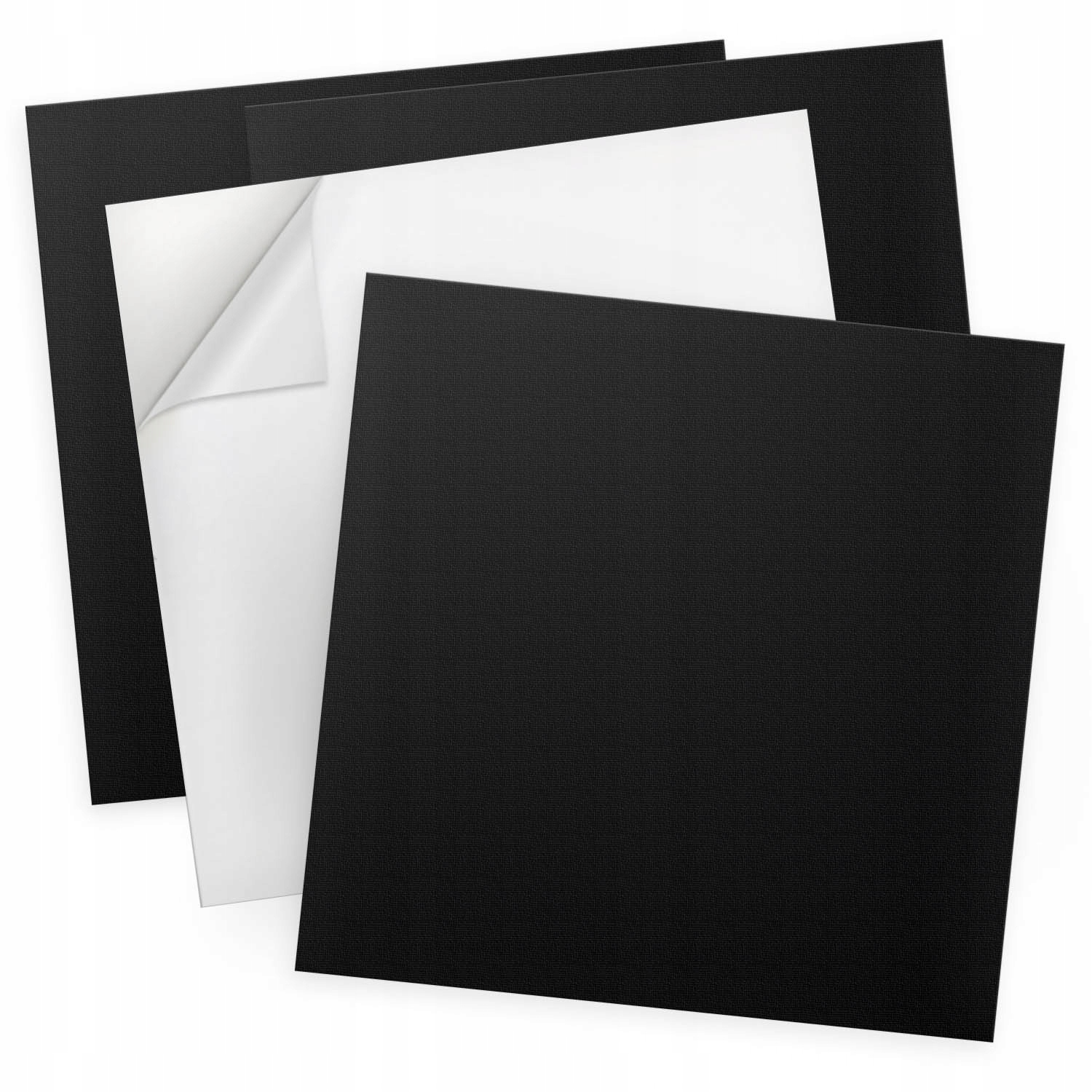 Balíček vinylových panelů s motivem do ložnice Barva černá 4 ks 50x50 cm