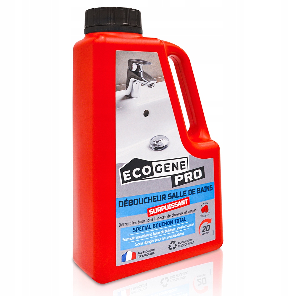 Udrażniacz do Rur Kret do RUR Usuwa Włosy ECOGENE Bio7 Łazienka KANALIZACJE Producent Ecogene