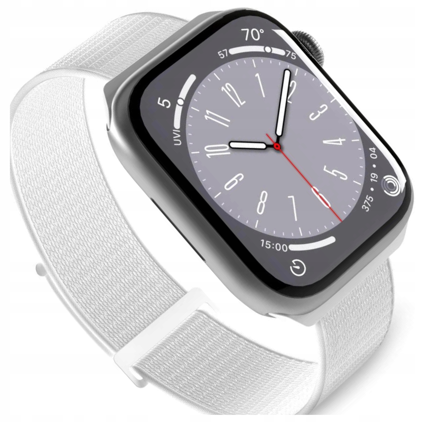 Nylonový řemínek Puro Sport pro Apple Watch 38 40 41 mm bílý