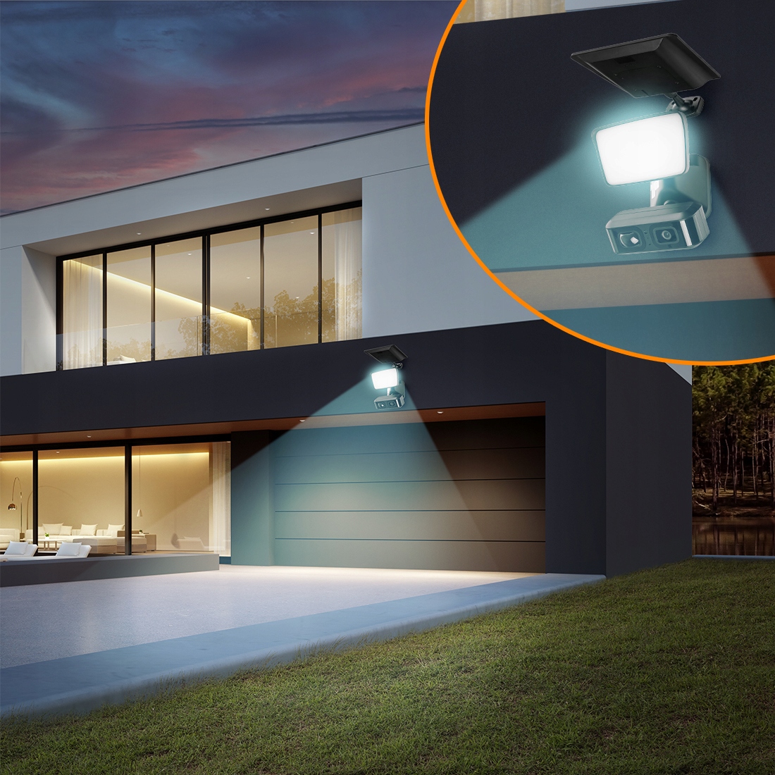 Kamera WiFi Solarna z bateriami Smart Life SL-C62 Zasilanie baterie