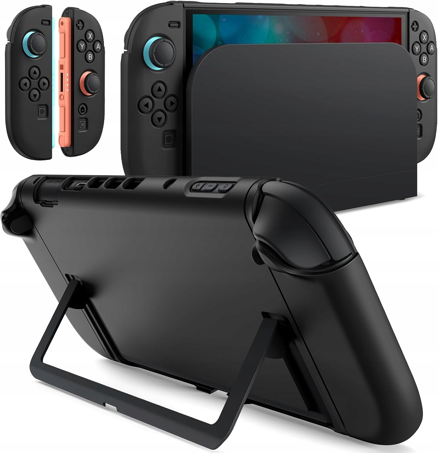 JETech Etui dla Nintendo Switch 2 (2025) Matowa Czarna Osłona konsoli