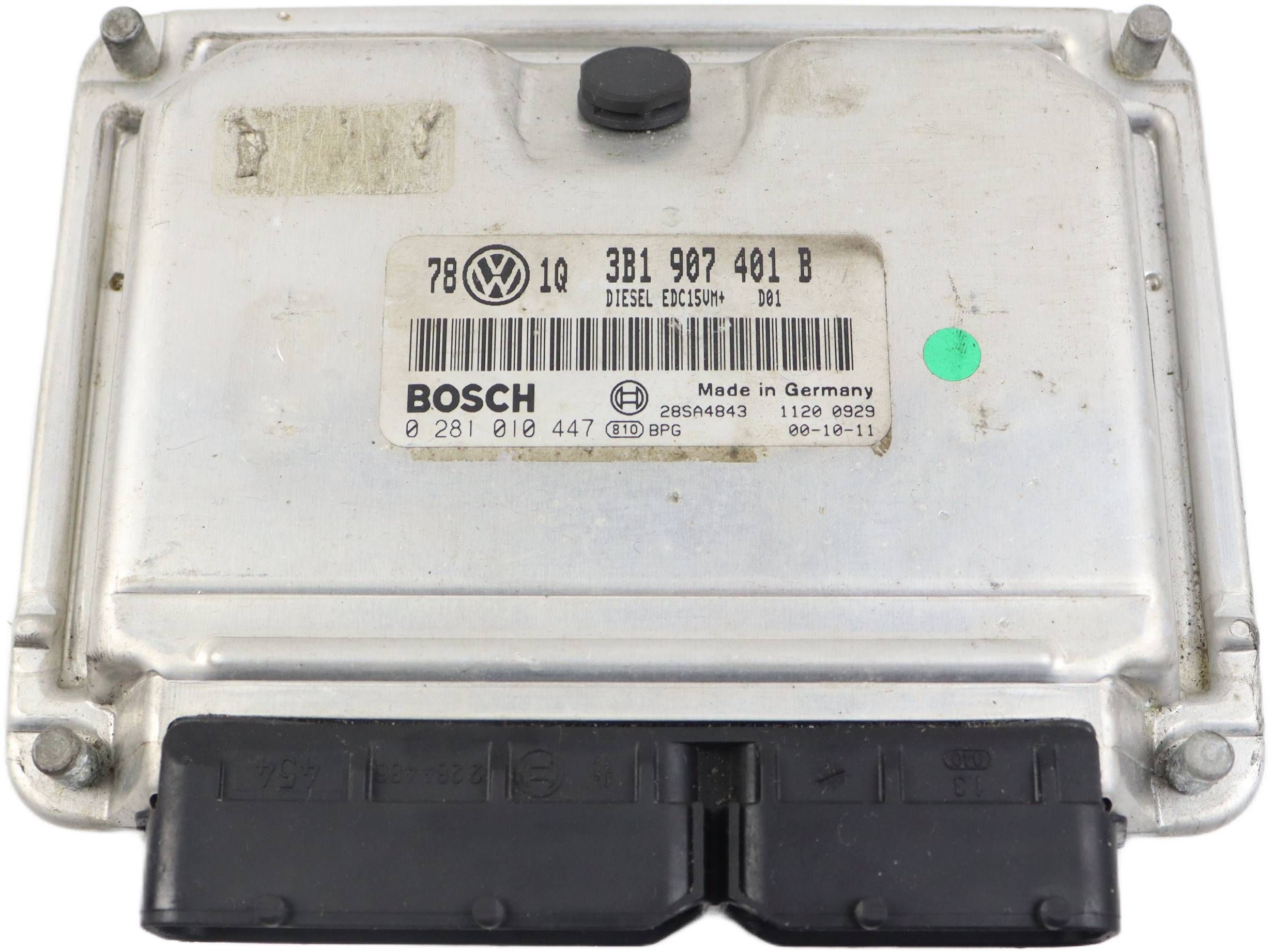 VW PASSAT B5 FL computer control unit of the engine ECU 2.5 TDI 3B1907401B