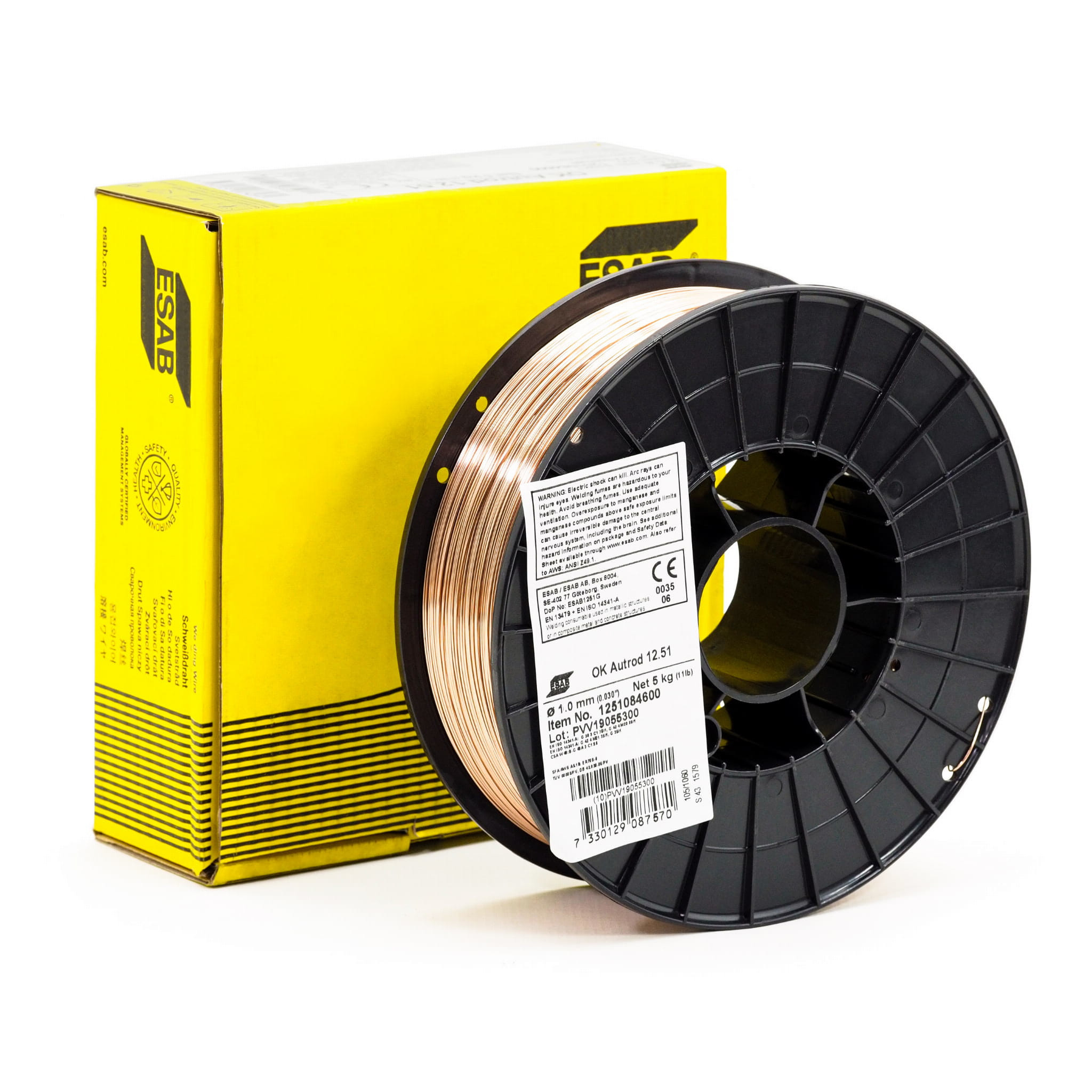 Svařovací Drát Mig Esab Autrod 12.51 5 Kg 1,0 MM 5 D200 1,0