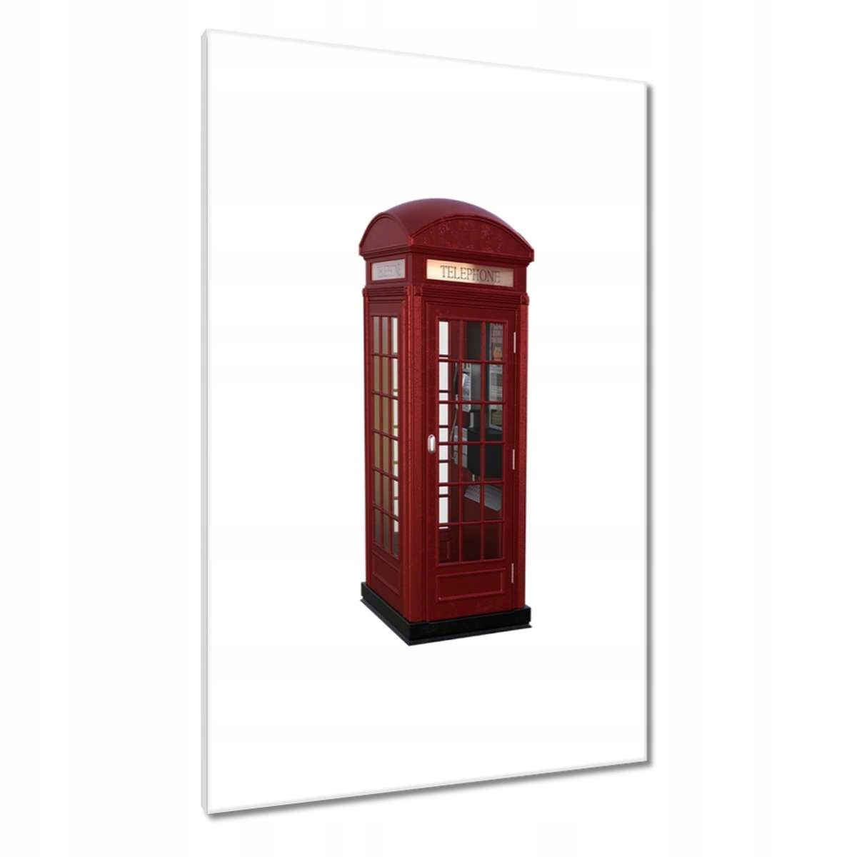 Obrazy 80x120 Červená anglická budka