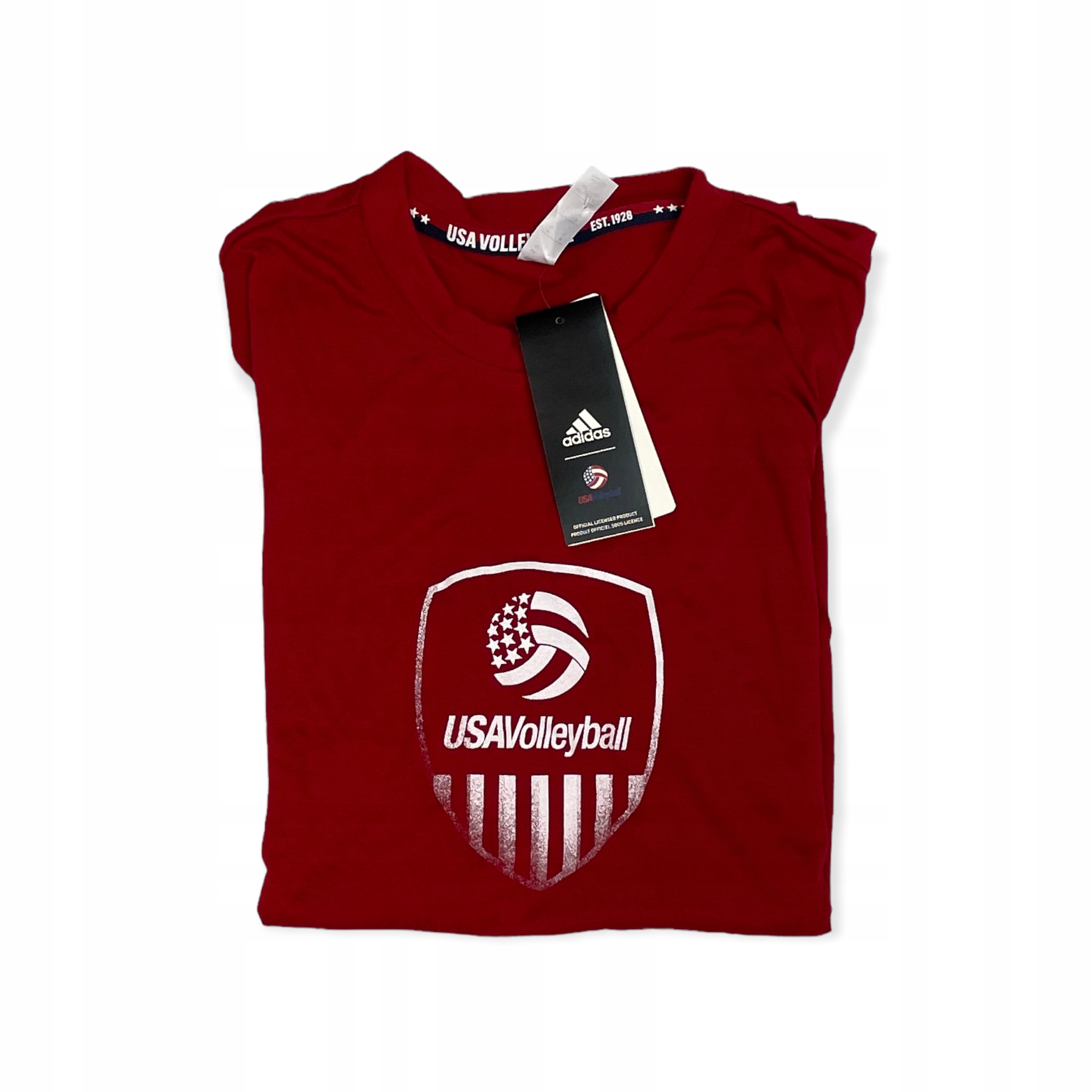 Koszulka t-shirt męski ADIDAS logo VOLLEYBALL 2XL Dekolt okrągły